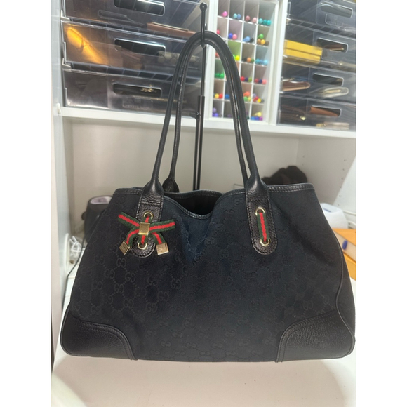 Women's Gucci Tote Bag Medium Black - Picture 2 of 14